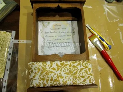 Декупаж ключниці