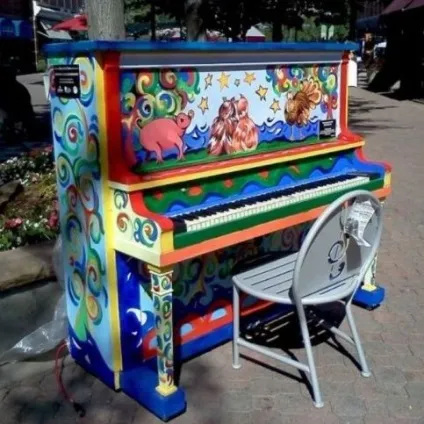 Декорування фортепіано - домашній hand-made (фортепіано) Декорування фортепіано - домашній hand-made