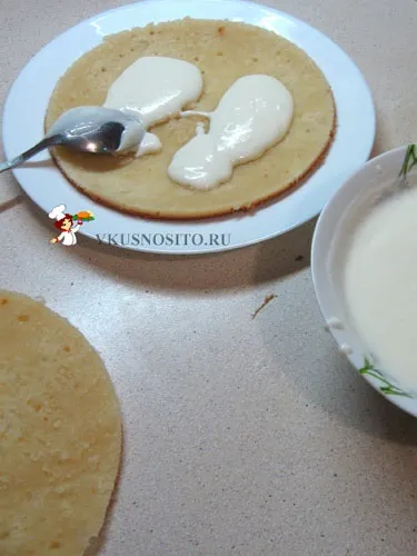 Легкий торт зі сметани
