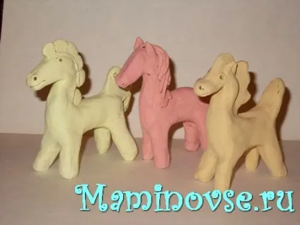 Коники з глини як зробити і розфарбувати, світ очима мами (конячки) Коники з глини як зробити і розфарбувати, світ очима мами