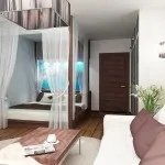 Дизайн інтер'єру однокімнатної квартири - Рекомендації, поради та фото