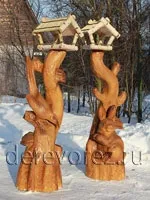 Дерев'яна скульптура (дерев'яна) дерев'яна скульптура