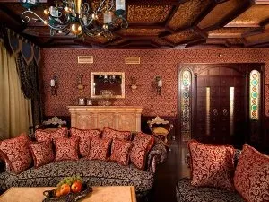 Дизайн інтер'єру вітальні в східному стилі (арабсько-турецькому) - фото, приклади, ідеї (вітальні) Дизайн інтер'єру вітальні в східному стилі (арабсько-турецькому) - фото, приклади, ідеї