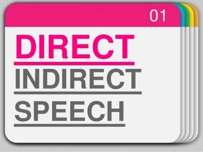Direct and indirect (reported) speech