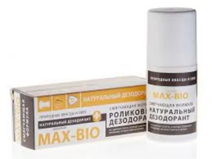 Дезодоранти max-bio склад, застосування, види і переваги (max-bio) Дезодоранти max-bio склад, застосування, види і переваги