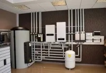 Двотрубна система опалення для приватного будинку, схема з нижнім розведенням, горизонтальна своїми (приватного) Двотрубна система опалення для приватного будинку, схема з нижнім розведенням, горизонтальна своїми