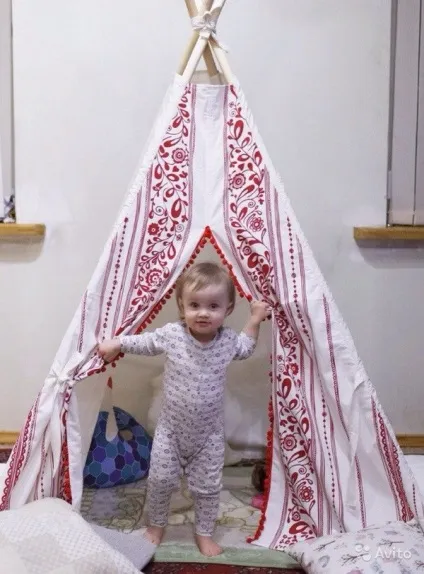 Фото як зробити будиночок з ковдри