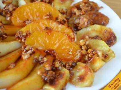 Фрукти в карамелі (покроковий рецепт з фото) (кулінарні рецепти салатів) Фрукти в карамелі (покроковий рецепт з фото)
