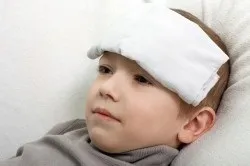 Гематома на лобі