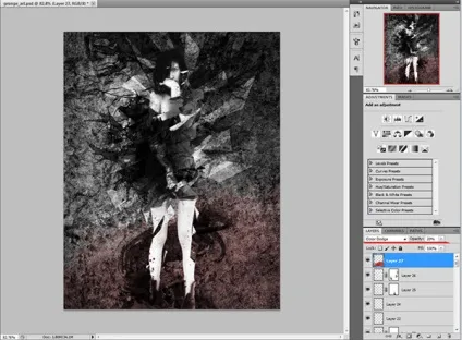 Гранжевий арт, уроки фотошопа (photoshop) - відеоуроки фотошопа, дизайн, фотографія
