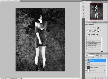 Гранжевий арт, уроки фотошопа (photoshop) - відеоуроки фотошопа, дизайн, фотографія