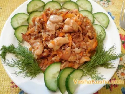 Гречка на сковороді з куркою простий і смачний рецепт (сковороді) Гречка на сковороді з куркою простий і смачний рецепт