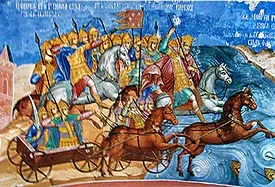 Вихід євреїв з Єгипту - це (мляву пустелю яку) Вихід євреїв з Єгипту - це