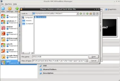 Використання фізичного диска в virtualbox (virtualbox) Використання фізичного диска в virtualbox