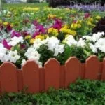 Як зробити декоративний паркан для клумби своїми руками фото і відео інструкція (клумби) Як зробити декоративний паркан для клумби своїми руками фото і відео інструкція