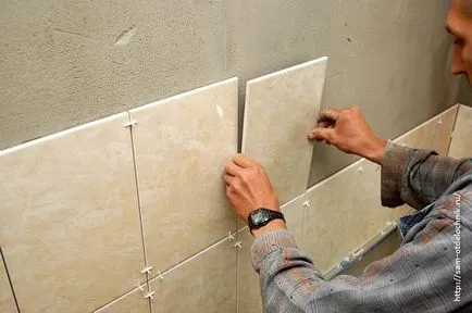 Hogyan kell megállapítani a csempe a falak saját kezűleg