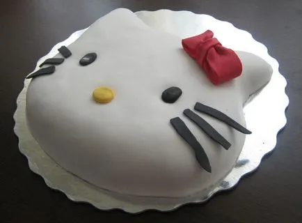 Как да украсят красиви торти и сладкиши с коте (Hello Kitty) как да се украсяват