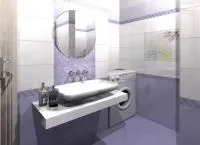 Hogyan kell elhelyezni a csempe kis fürdőszoba
