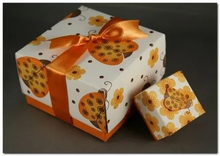 Как да си направим кутия за подарък, без лепило