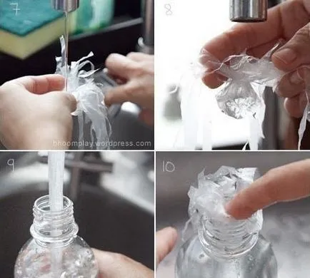 Как да направите медузи в бутилка