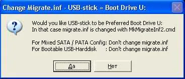 Hogyan készítsünk egy USB flash meghajtó telepítése Windows XP