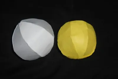 Hogyan készítsünk egy labdát a papír