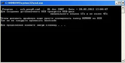 Cum de a face o unitate flash USB de instalare Windows XP