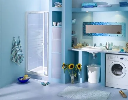 Cum se ascunde mașina de spălat în baie, mobilier veres- puterea de apartament