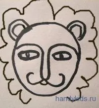 Як зробити маску лева (тигра, пантери)