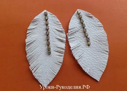 Як зробити сережки зі шкіри своїми руками - уроки рукоділля (своїми) Як зробити сережки зі шкіри своїми руками - уроки рукоділля