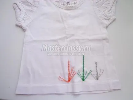 Как да украсят тениска на детето