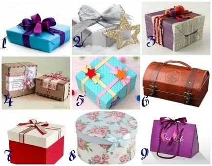 Ezek közül melyik dobozok akarsz megnyitni, válassza ki az ajándékot, és megtudja, mi vár rád az új év