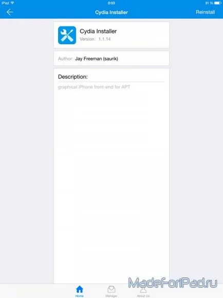 Hogyan kell telepíteni a Cydia az iOS 8 iOS 8 és