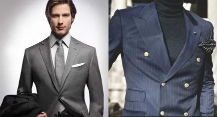 Как да изберем костюм значение ширина мъжки рамо, дължина на сакото и панталона