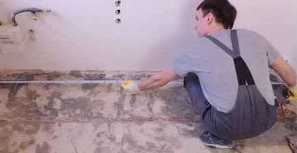 Hogyan öntsük a padló a lakás kezét