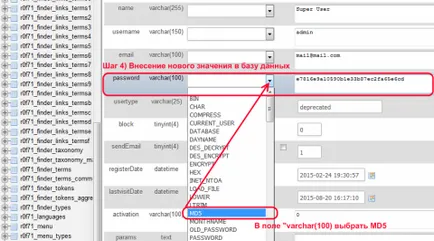 Hogyan lehet visszaállítani a jelszót az admin joomla 3