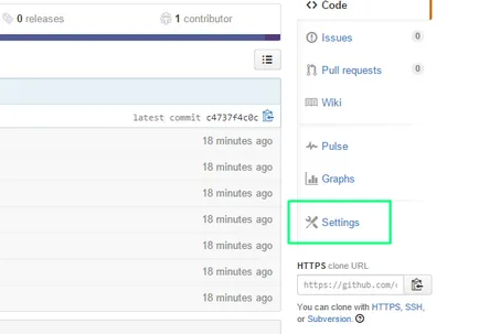 Hogyan öntsük GitHub vagy hogyan kell használni GitHub