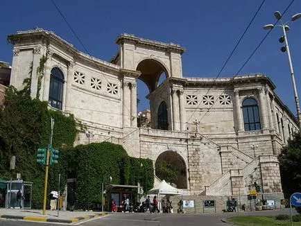Cagliari - a főváros Szardínia Olaszország