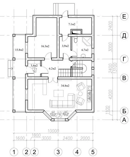 Karkasnik 10x12 construcții brigadă de mercenari, case pe structura