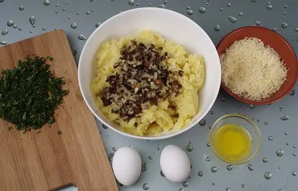 Burgonya szelet gombával - lépésről lépésre recept fotókkal, ne-dieta