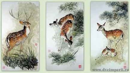 Kínai festészet Guohua, a klub a keleti kultúra - két birodalom