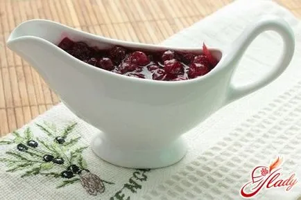 Cranberry szósz hús recept