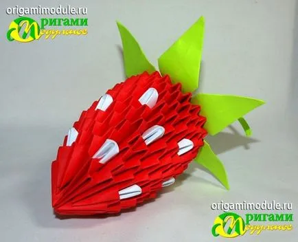 căpșuni origami