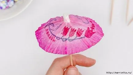 Красиві парасольки для коктейлів своїми руками