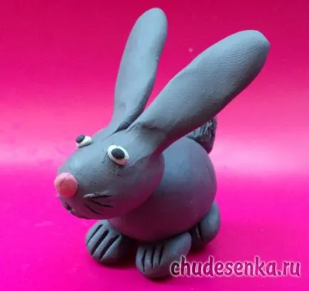 Rabbit din plastilină