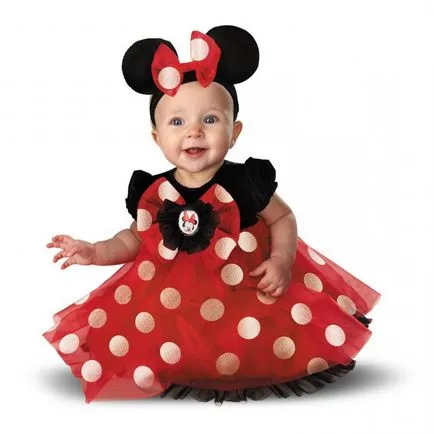 costum colorat Minnie Mouse - un succes garantat la festival