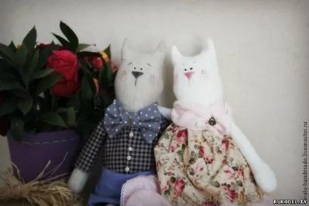 Doll Тилда - котка, майсторски клас с модела - Тилда кукла - тъкани и от конци - членове Directory