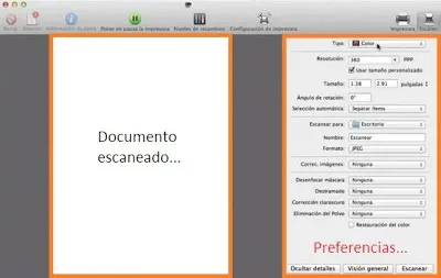 Як сканувати документи в macintosh, вка