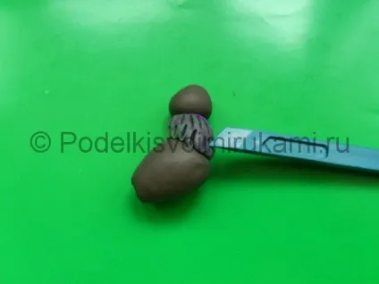 Як зліпити голуба з пластиліну