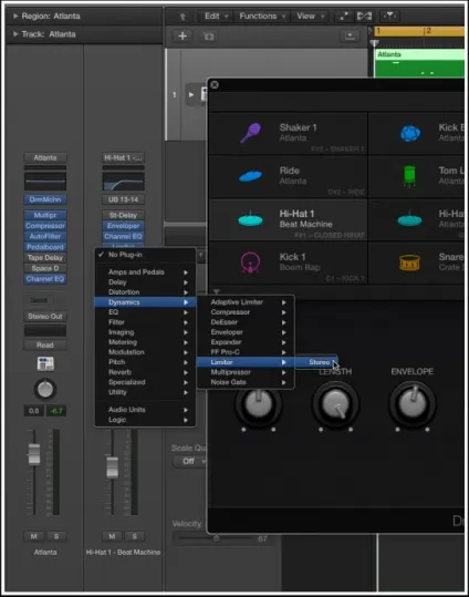 Як зробити хіп-хоп канавки в logic pro x 10
